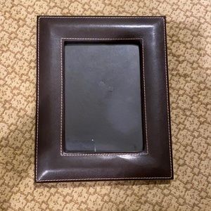 Brown leather frame